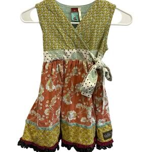 Matilda Jane Nora Wrap Dress Girls Sz 8 Heart & Soul Character Counts 2012 Dolls